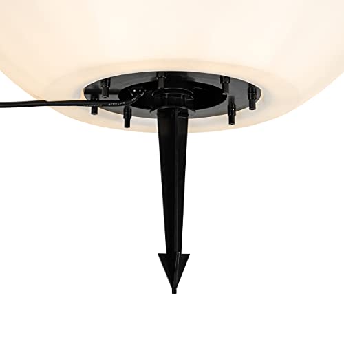 Qazqa Modern außen Stehleuchte, Stehlampe für den Garten - Nura - Weiß, max. 23W, Geeignet für LED, 74.7cm, IP44 – Bild 6
