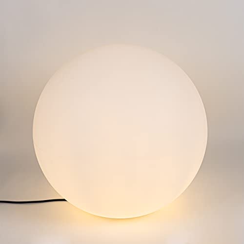 Qazqa Modern außen Stehleuchte, Stehlampe für den Garten - Nura - Weiß, max. 23W, Geeignet für LED, 74.7cm, IP44 – Bild 9