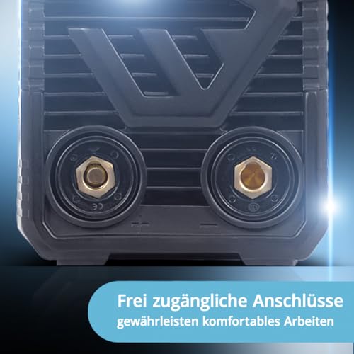 STAHLWERK Elektroden-Schweißgerät ARC 200 MD – MMA (E-Hand) & Lift-TIG (DC) bis 200 A, flexibel einsetzbar ohne Gas, kompakt & 3,4 kg leicht, Smartkühlung, Hotstart-Automatik, Anti-Stick-Funktion – Bild 7