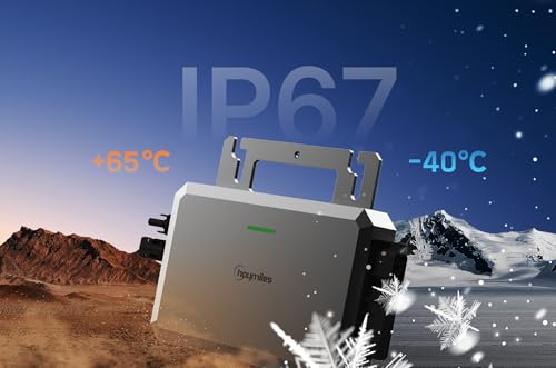 Solarway® Balkonkraftwerk 800W mit 1000Wp Solarmodulen – Komplettset mit Hoymiles HiFlow 800 Wechselrichter – 2× 500W bifaziale Black Solarpanels – Mini PV Anlage für Steckdose inkl. Zubehör – Bild 2