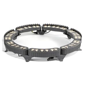 ETRYOX LED-Außenbeleuchtung, runde Lichter, Landschaftsbaum, Niederspannung, Landschaftsprojektor, für Rasen, Laufpark, Warmweiß, 7 Stück