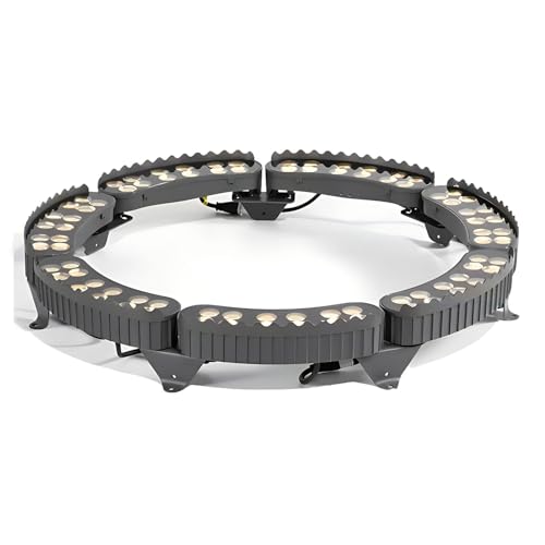 ETRYOX LED-Außenbeleuchtung, runde Lichter, Landschaftsbaum, Niederspannung, Landschaftsprojektor, für Rasen, Laufpark, Warmweiß, 7 Stück
