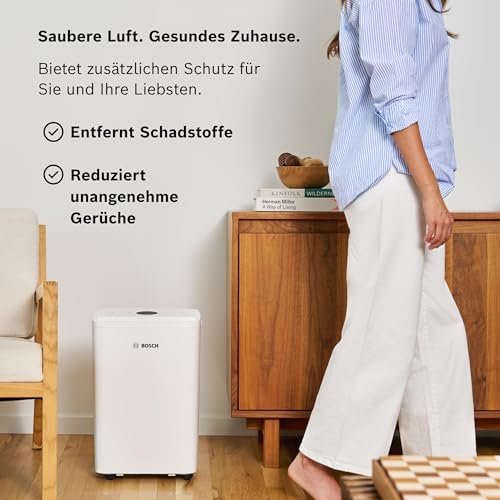 Bosch Dry 4000 Luftentfeuchter Ersatzfilter für Luftentfeuchter der Dry Serie Bundle - Mit 2er-Pack Filter, 3 Modi und 2,5-Liter-Wassertank - Für Räume Bis Zu 33 m² – Bild 7