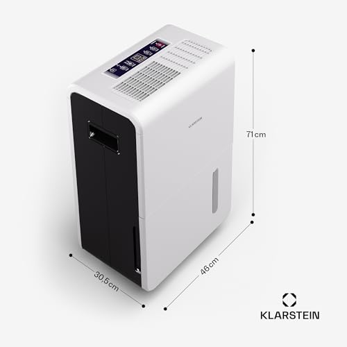 Klarstein DryFy Grand Smart 70L Luftentfeuchter - 70L/Tag, WiFi App Steuerung, 8L Tank, 24h Timer, Automatische Entfeuchtung, Elektrischer Entfeuchter für Räume 60-90m², Weiß – Bild 7
