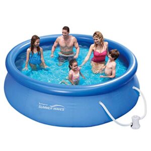 Summer Waves Quick Up Pool Aufstellpool Swimming Pool Schwimmbad inkl Pumpe (Ø 305x76cm)